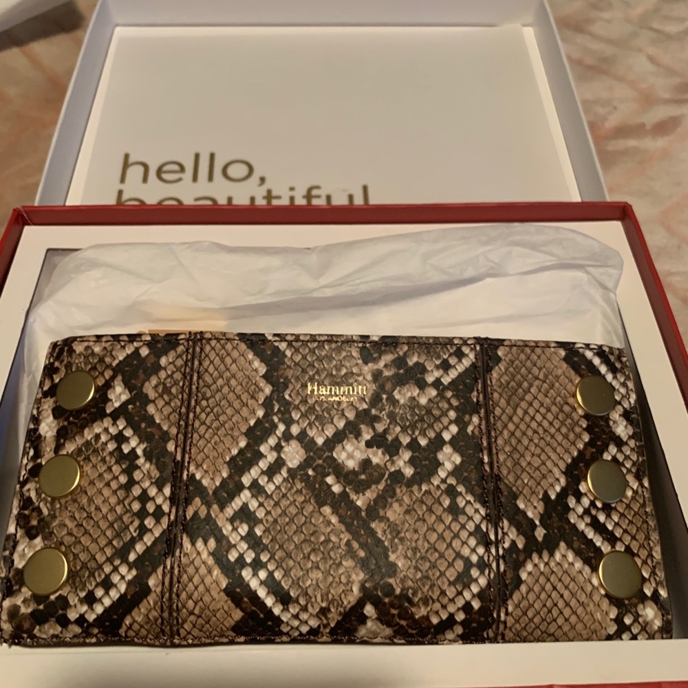 Hammitt wallet Domino snake collection
